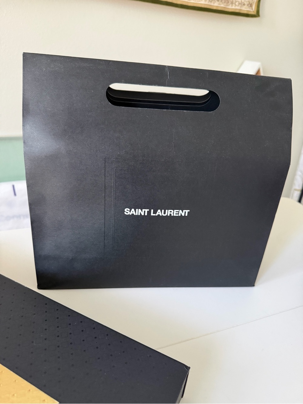 Saint Laurent Black gift bag
